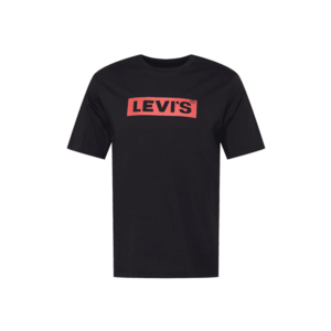 LEVI'S Tricou 'SS RELAXED FIT TEE BLACKS' roșu deschis / negru imagine