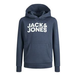 Jack & Jones Junior Bluză de molton albastru / alb imagine