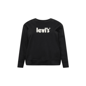 Levi's® Plus Bluză de molton 'PL GRAPHIC STANDARD CREW BLACKS' negru imagine