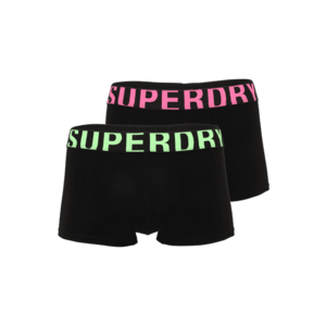 Superdry Boxeri verde limetă / roz / negru imagine