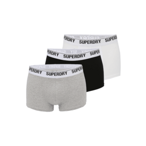 Superdry Boxeri gri deschis / negru / alb imagine