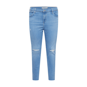 Levi's® Plus Jeans '721 PL HI-RISE SKINNY LIGHT INDIGO - WORN IN' albastru denim imagine