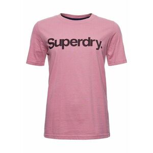 Superdry Tricou roz / negru imagine