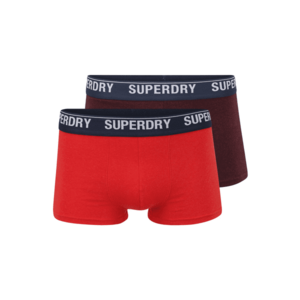 Superdry Boxeri bleumarin / roșu / roșu bordeaux / alb imagine