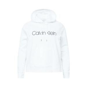 Calvin Klein Curve Bluză de molton negru / alb imagine