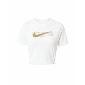 Nike Sportswear Tricou auriu / alb imagine