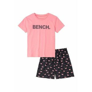 BENCH Pijamale roz / negru imagine