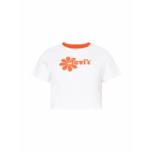 Levi's® Plus Tricou 'JORDIE' portocaliu / alb imagine