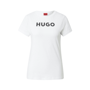 HUGO Tricou 'The HUGO Tee' negru / alb imagine