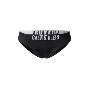 Calvin Klein Swimwear Slip costum de baie negru / alb imagine