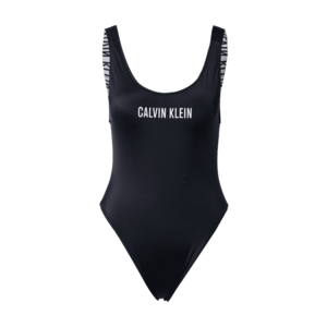Calvin Klein Swimwear Costum de baie întreg negru / alb imagine