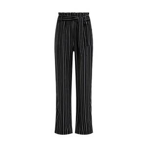 WE Fashion Pantaloni negru / alb imagine