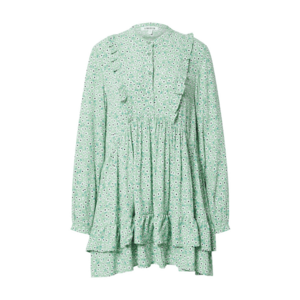 EDITED Rochie tip bluză 'Bijou' albastru / verde pastel / alb imagine