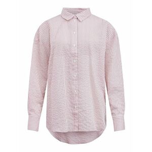VILA Bluză 'Woke' roz / alb imagine