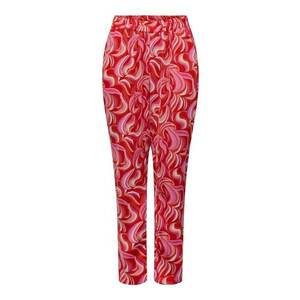 PIECES Pantaloni 'Julie' portocaliu / roz deschis / roșu / alb imagine