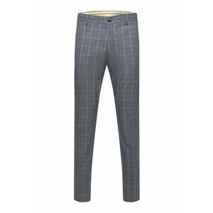 SELECTED HOMME Pantaloni eleganți 'Logan' bleumarin / albastru fumuriu / galben pastel imagine