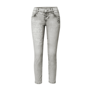 Soccx Jeans 'Mira' gri denim / alb imagine