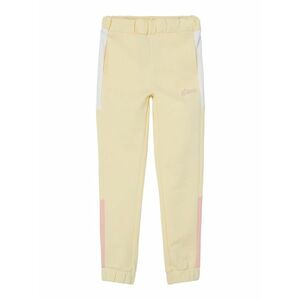 NAME IT Pantaloni 'DRINT' galben pastel / roz deschis / alb imagine