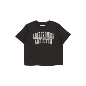 Abercrombie & Fitch Tricou 'READY FOR PLAY' negru / alb imagine
