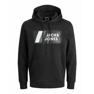 JACK & JONES Bluză de molton gri / negru / alb imagine