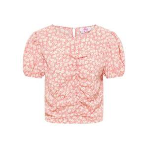 MYMO Bluză rosé / alb imagine
