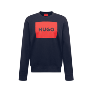 HUGO Bluză de molton 'Duragol' albastru marin / roșu imagine