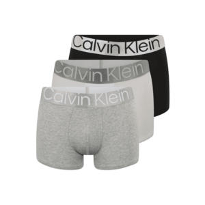 Calvin Klein Underwear Boxeri gri argintiu / gri amestecat / negru / alb imagine