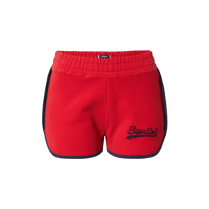 Superdry Pantaloni albastru închis / roșu imagine