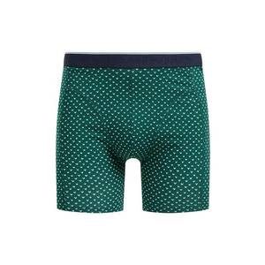 WE Fashion Boxeri albastru marin / verde / alb imagine