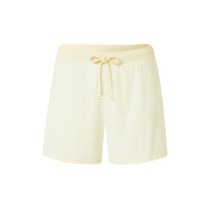 ESPRIT Pantaloni de pijama galben pastel / alb imagine