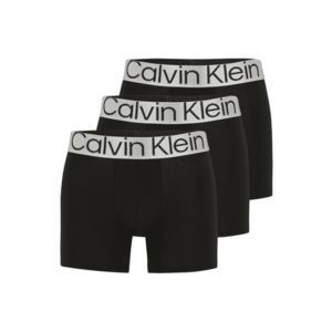 Calvin Klein Underwear Boxeri negru / argintiu imagine