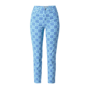NEON & NYLON Pantaloni 'Emily' albastru marin / albastru deschis imagine