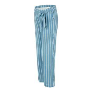 MAMALICIOUS Pantaloni 'Mercy' albastru fumuriu / alb imagine