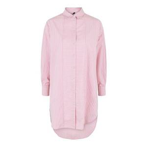 PIECES Rochie tip bluză 'Hallie' roz / alb imagine