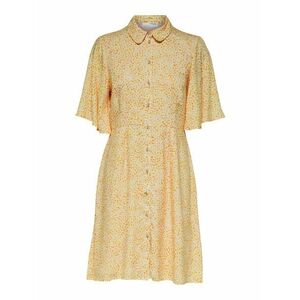 SELECTED FEMME Rochie tip bluză 'Jalina' galben citron / mov pastel / portocaliu imagine