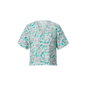 EDITED Bluză 'Naya' verde / verde jad / mov deschis / roz imagine