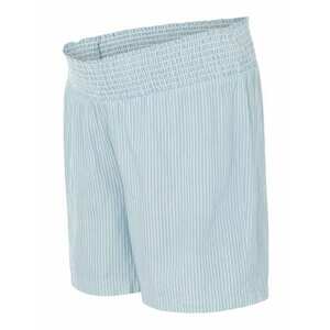 MAMALICIOUS Pantaloni 'OLINE' albastru deschis / alb imagine