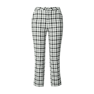 Trendyol Pantaloni negru / alb imagine