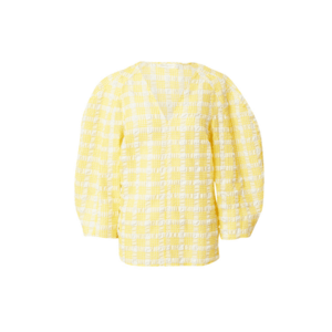 InWear Bluză 'Malva' galben / alb imagine