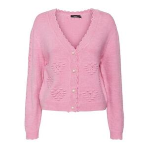 Vero Moda Collab Geacă tricotată 'Kae' roz eozină imagine