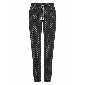 VIVANCE Pantaloni de pijama roz / negru imagine
