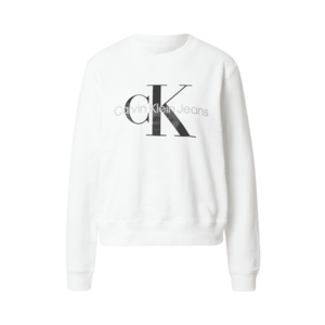Calvin Klein Jeans Bluză de molton gri / negru / alb imagine