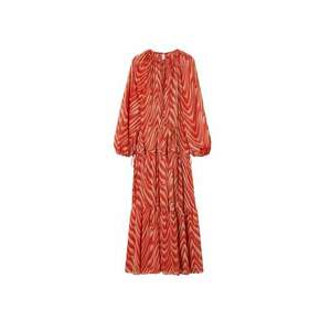 MANGO Rochie tip bluză 'LIDIA' maro / portocaliu homar / roz / roz pudră imagine