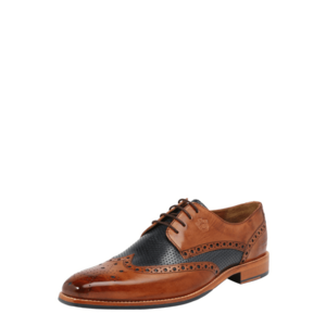MELVIN & HAMILTON Pantofi cu șireturi 'Martin' albastru marin / maro imagine
