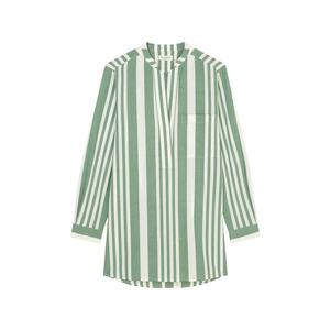 Marc O'Polo Bluză verde / alb imagine