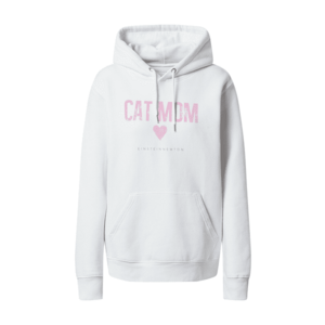 EINSTEIN & NEWTON Bluză de molton 'Cat Mom' roz / alb imagine
