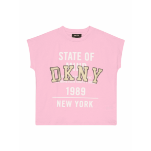 DKNY Tricou auriu / rosé / alb imagine
