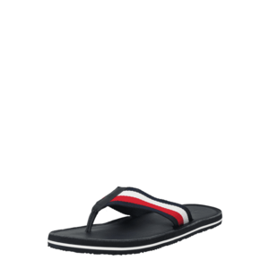 TOMMY HILFIGER Flip-flops bleumarin / roșu / alb imagine