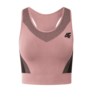 4F Sutien sport roz / negru imagine