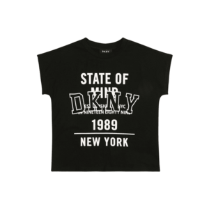DKNY Tricou negru / alb imagine